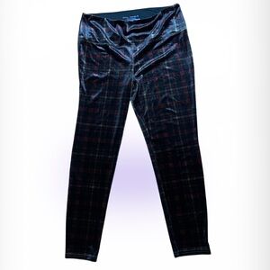 New Intro. Velvet Plaid Leggings